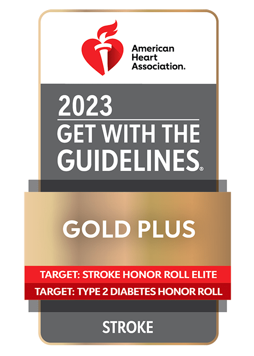University Hospitals is recognized as Gold Plus by the American Heart Association with its Target: Stroke Honor Roll Elite & Type 2 Diabetes Honor Roll designations